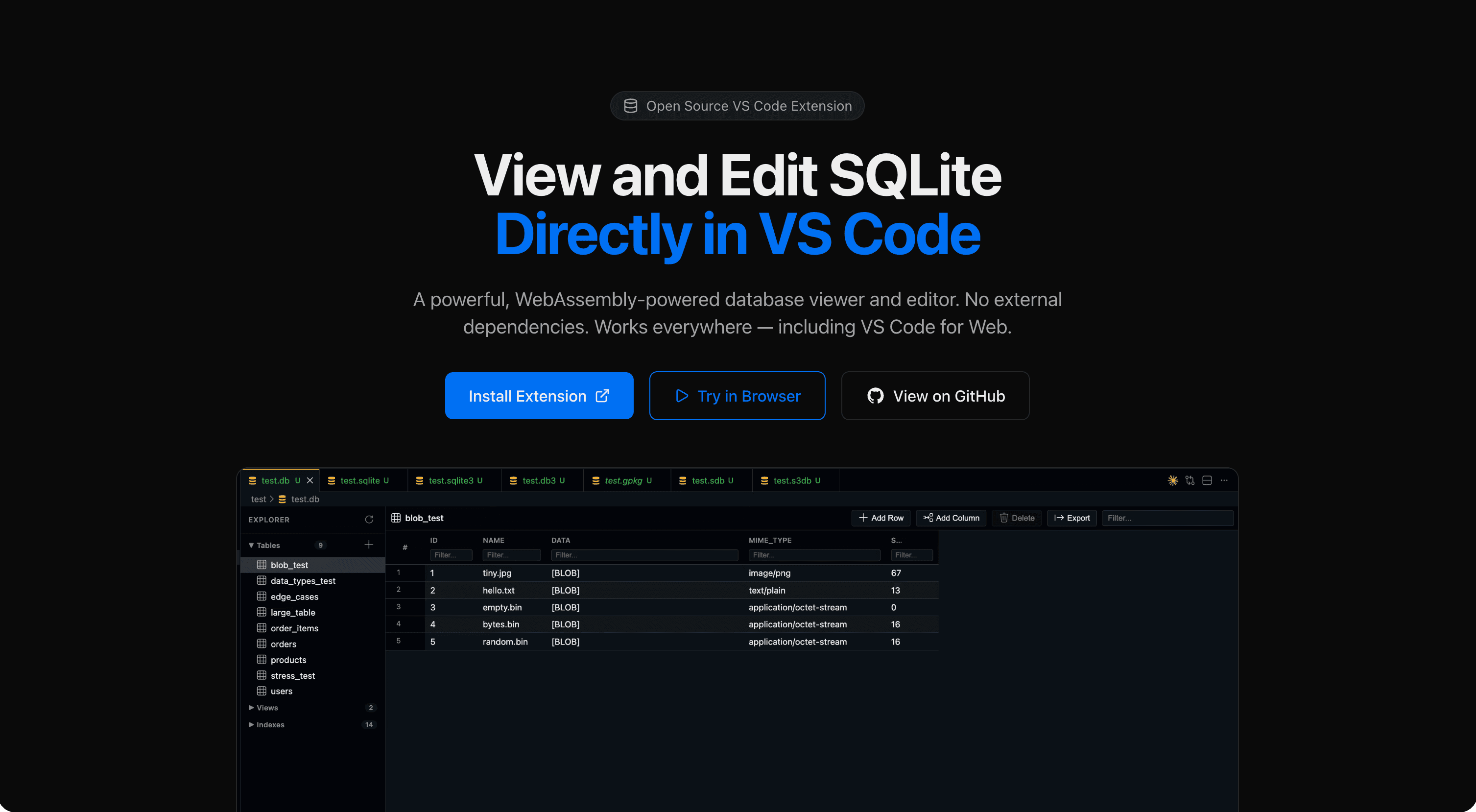 SQLite Explorer